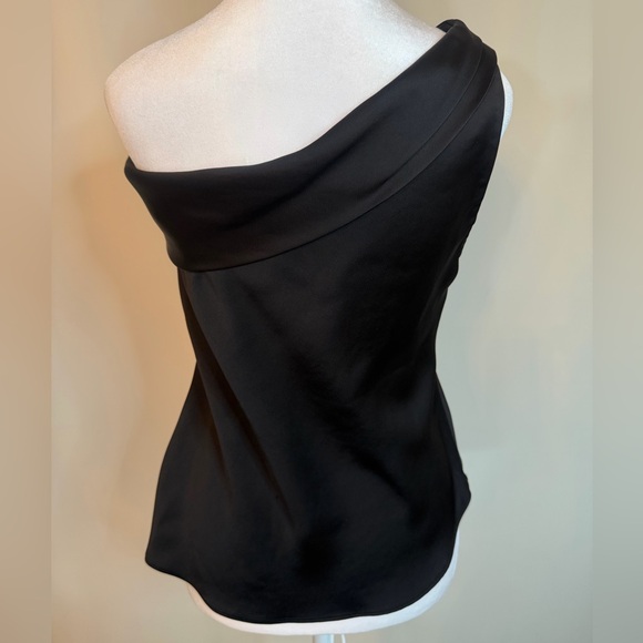 Jonathan Simkhai Lexy Classic Wovens Draped One Shoulder Top Size XS - Picture 2 of 7